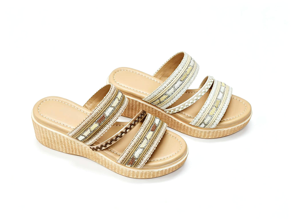 Women's Summer Platform Wedge Slides RHX2073A-4