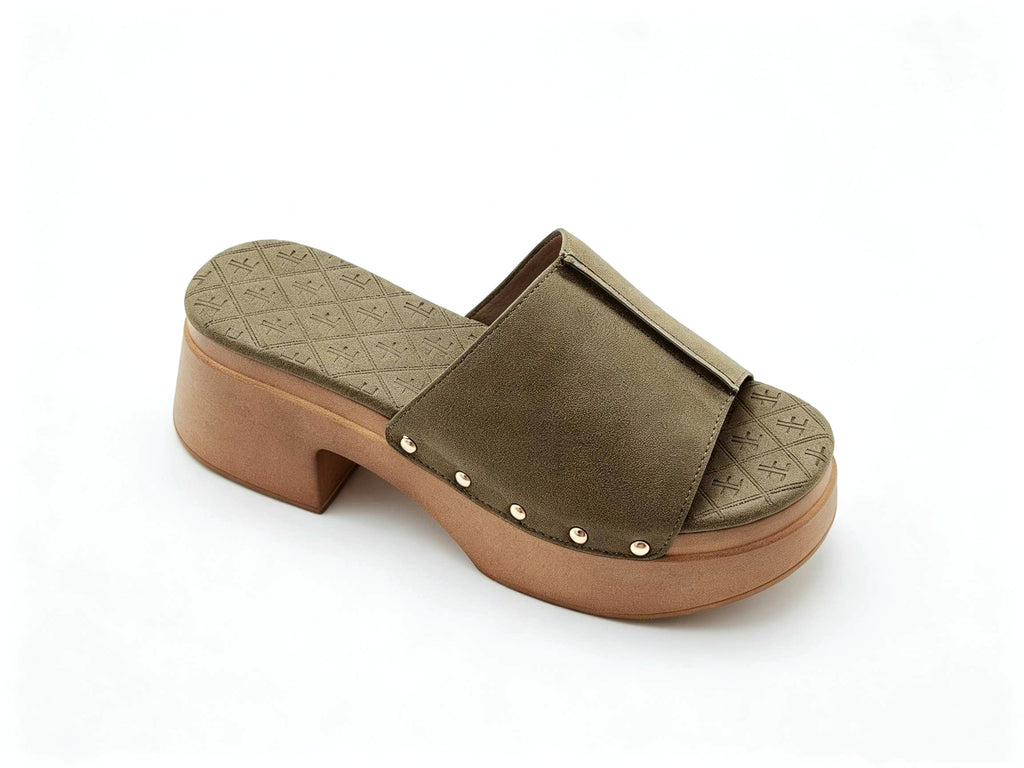 Block Heel Slippers RHX250718-1