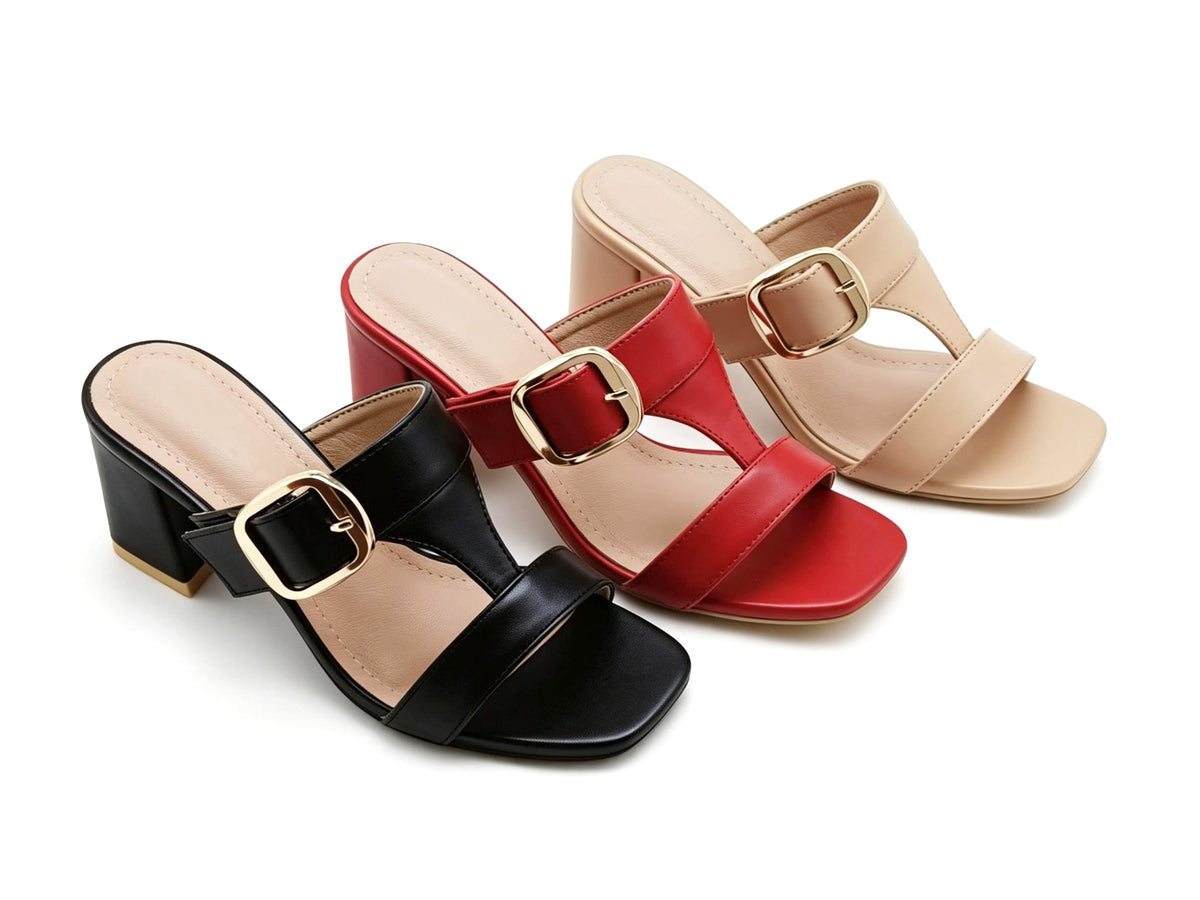 Block Heel Sandals RHX407-7