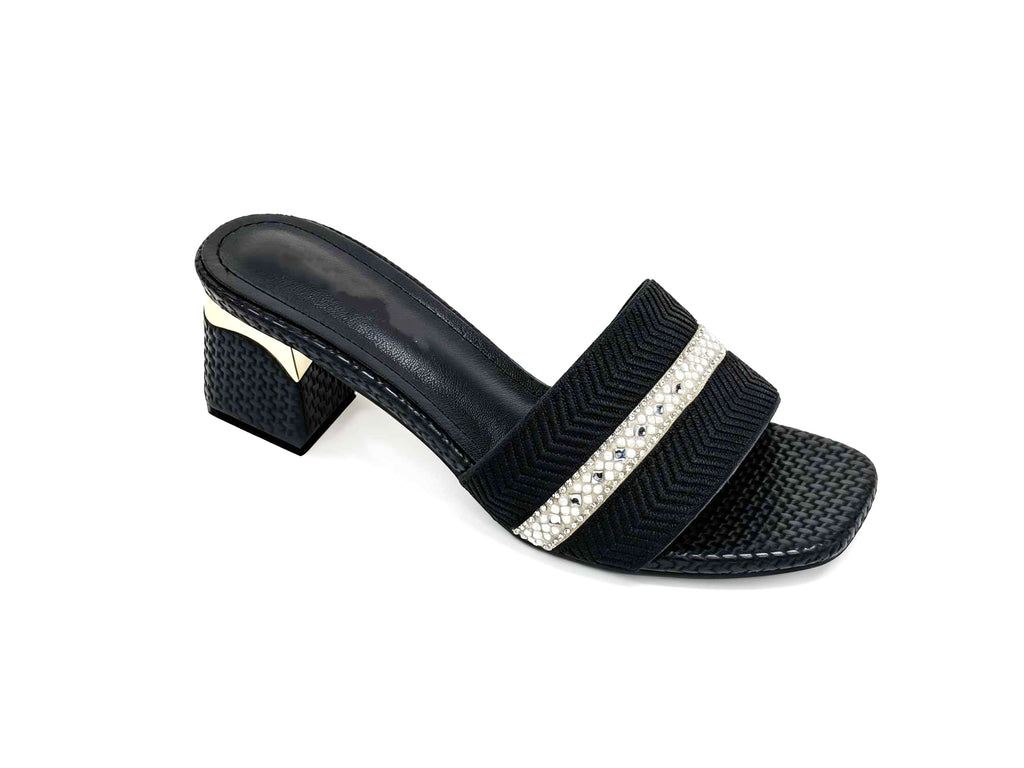 Block Heel Slippers RHX408-1