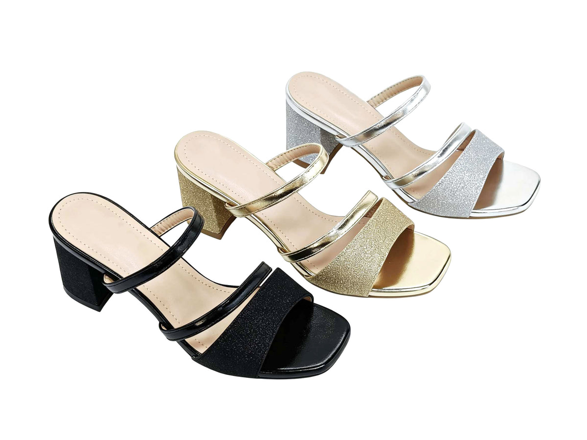 Block Heel Slippers RHX408-23