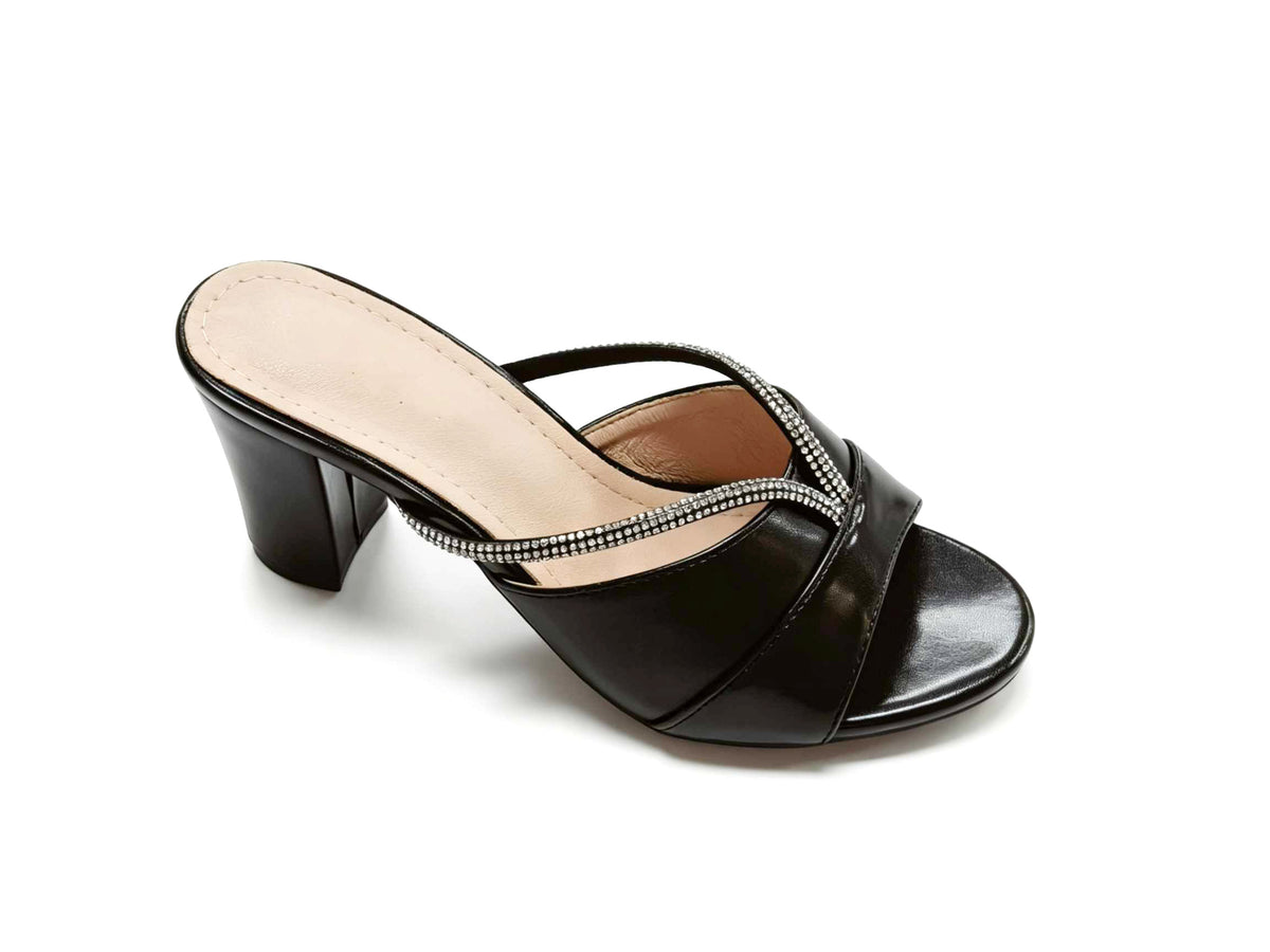 Block Heel Slippers RHX409-5