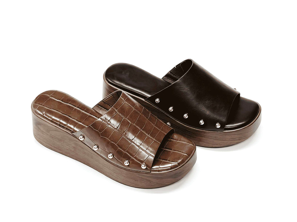 Women's Summer Platform Wedge Slides RHX819-2