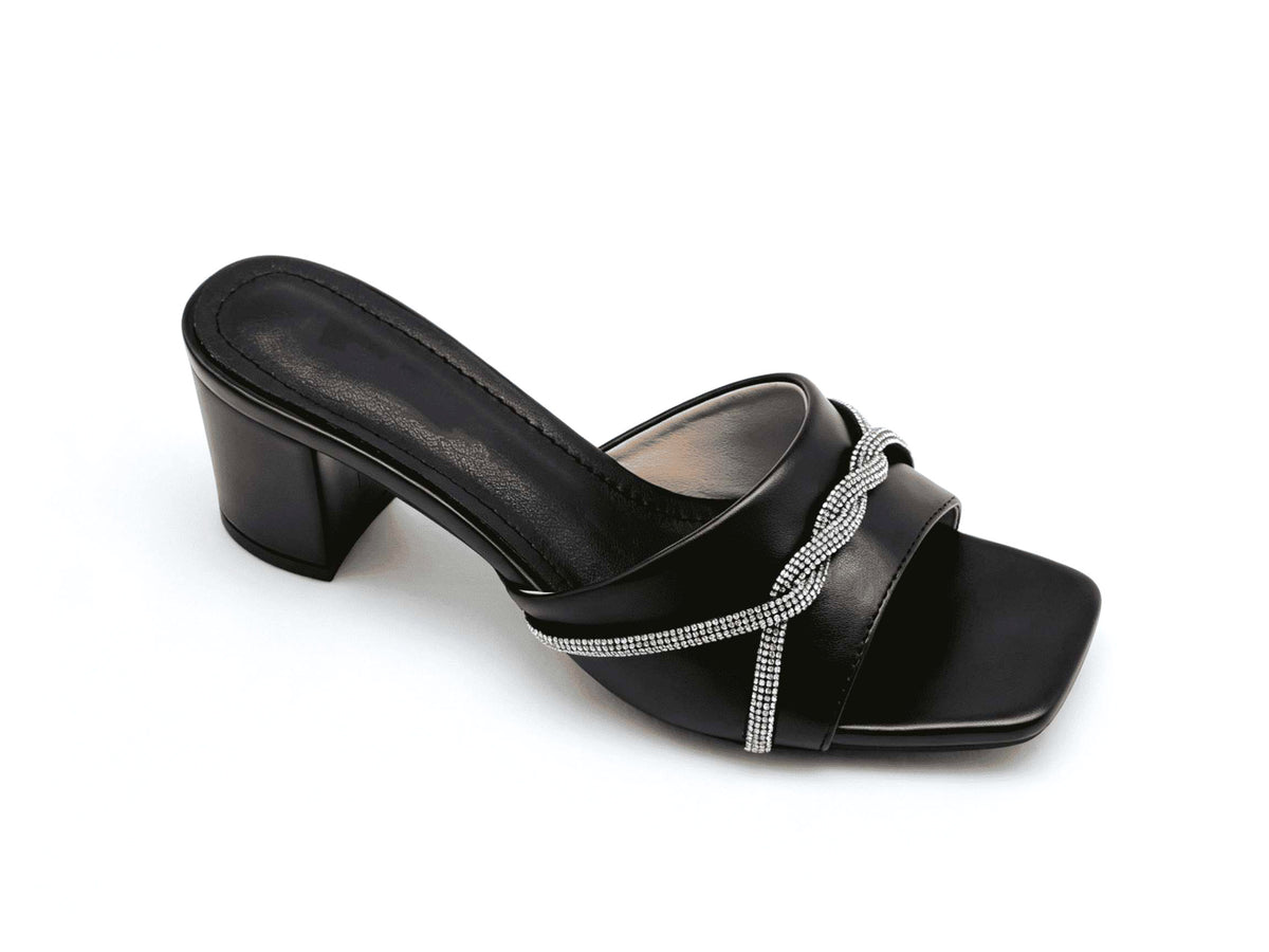 Block Heel Slippers RHX407-3
