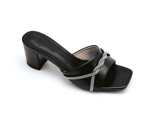 Mules de tacón ancho RHX407-3