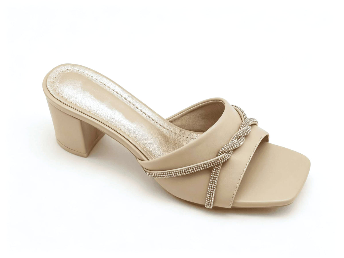 Block Heel Slippers RHX407-3
