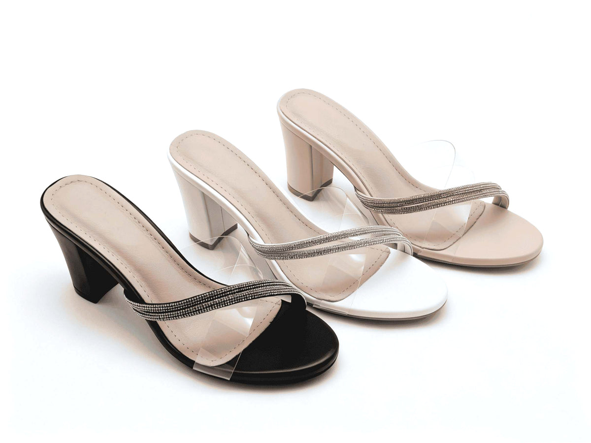 Block Heel Slippers RHX407-6